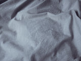 Duvet Cover Fabric Detail - Coyuchi Indigo Chambray Organic Crinkled Percale Bedding