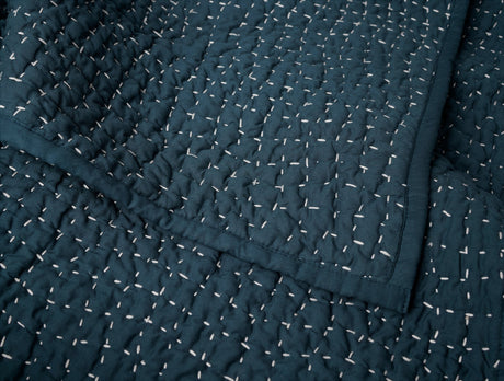 Pebbled Handstitched Organic Blankets by Coyuchi