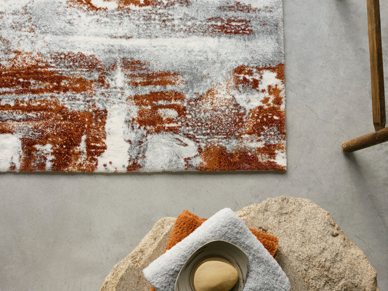 Sparks Bath Rug 27X47 Caramel 737 by Abyss Habidecor at Fig Linens and Home - View 7