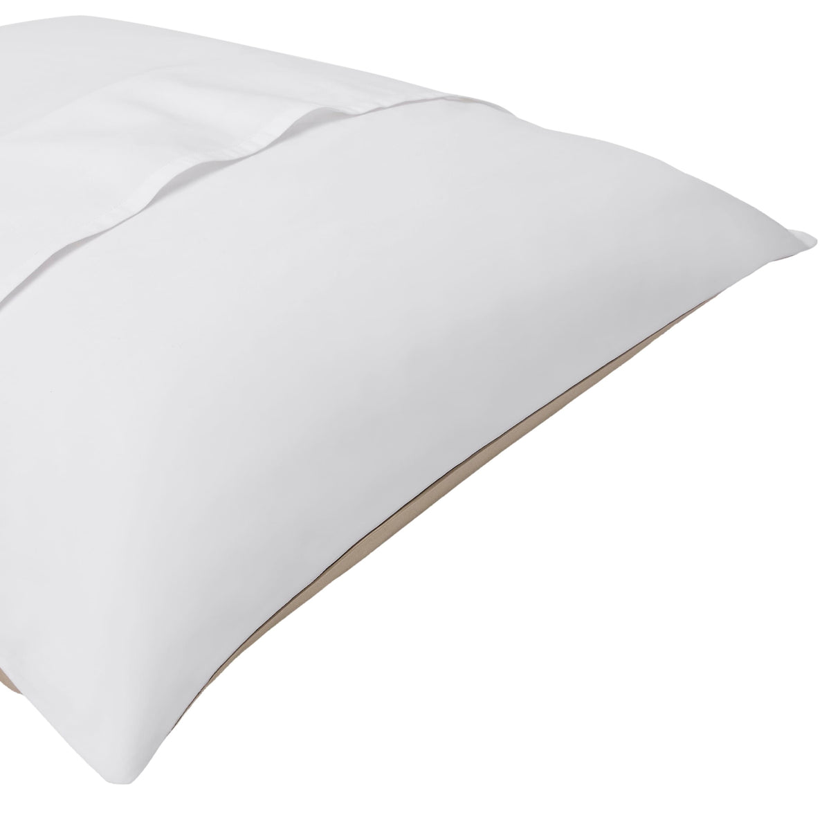 Stella Organic Cotton Percale Sham by Orchids Lux Home - Olive at Fig Linens and Home 3