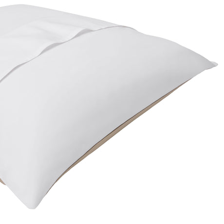 Stella Organic Cotton Percale Sham by Orchids Lux Home - Olive at Fig Linens and Home 3