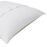 Stella Organic Cotton Percale Sham by Orchids Lux Home - Sand at Fig Linens and Home 3