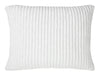 Charlton Cotton Jersey Channel Quilt Shams by Orchids Lux Home - White Standard Sham