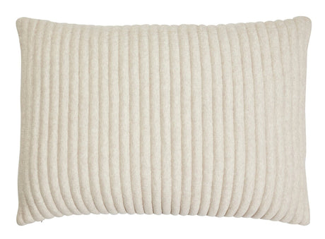Charlton Cotton Jersey Channel Quilt Shams by Orchids Lux Home - Oatmeal Standard Sham