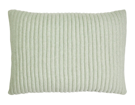 Charlton Cotton Jersey Channel Quilt Shams by Orchids Lux Home - Green Standard Sham