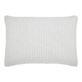 Charlton Cotton Jersey Channel Quilt Shams by Orchids Lux Home - Off-White Standard Sham