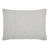 Charlton Cotton Jersey Channel Quilt Shams by Orchids Lux Home - Mist Standard Sham
