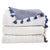 Sahati Decorative Throws in neutral colors by John Robshaw - Fig Linens 