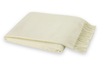 Ecru Italian Solid Throw by Lands Downunder - Fig Linens and Home