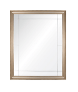 Mirror Home Silver Leaf Eleven Panel Mirror by Mirror Home - Wall Mirror 54.5" x 44" at FIG LINENS AND HOME - 1