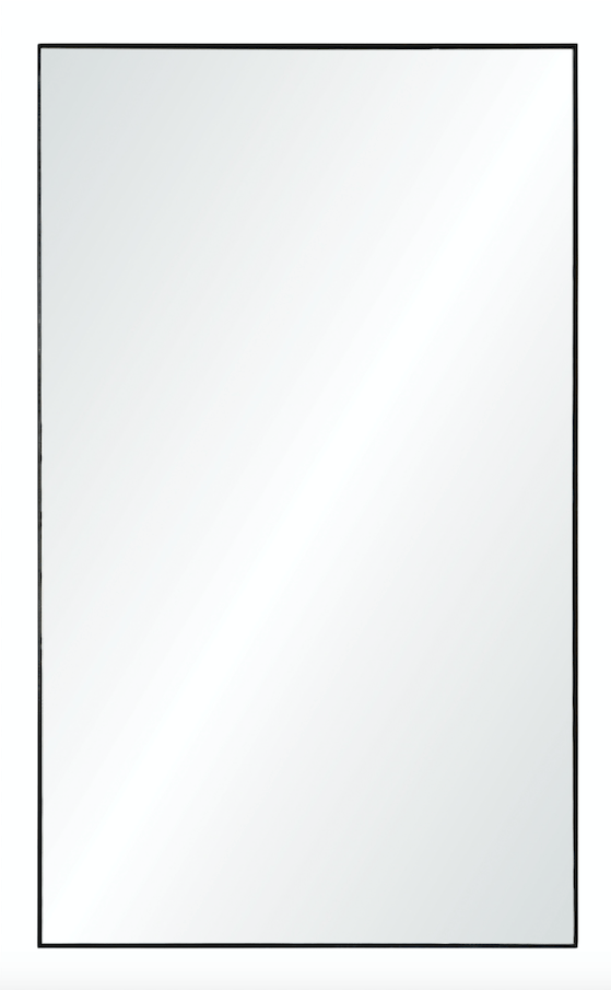 Black Nickel Wall Mirror - Large Wall Mirror  | Fig Linens