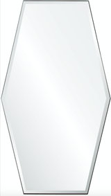 Contemporary mirrors by mirror image home - Polished Stainless Steel Hexagon Mirror | Fig Linens 