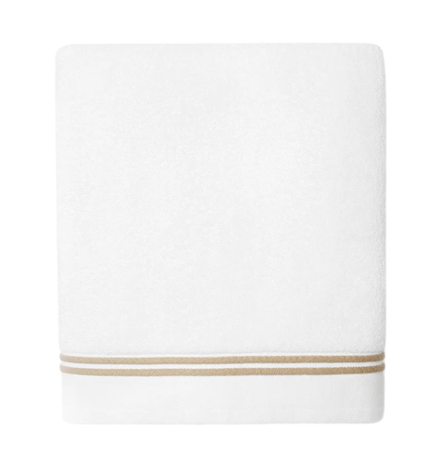 Aura Nuova Sand Terry Towels | Sferra Bath at Fig Linens and Home