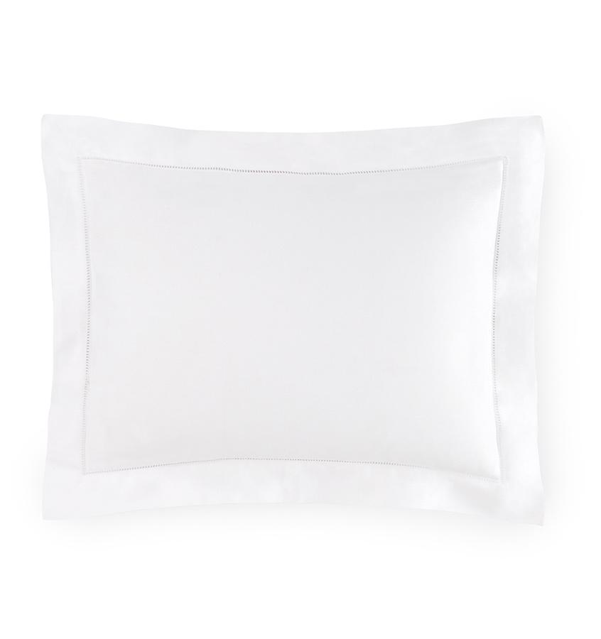 Sferra Bedding - Fiona White Boudoir Sham at Fig Linens and Home