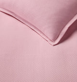 Matelasse Blanket Cover & Shams - Sferra Rombo Carnation Pink at Fig Linens and Home