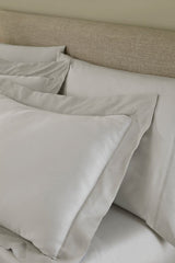 Carlotta Grey Boudoir Sham 12X16 | Sferra at Fig Linens and Home