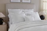 Sf Giza 45 Corto P White Boudoir Sham 12X16 | Sferra at Fig Linens and Home