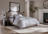 Leranto Titanium Full Queen Duvet Cover 88X92 | Sferra at Fig Linens and Home