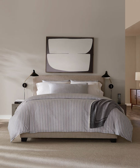 Leranto Titanium Standard Sham 21X26 | Sferra at Fig Linens and Home