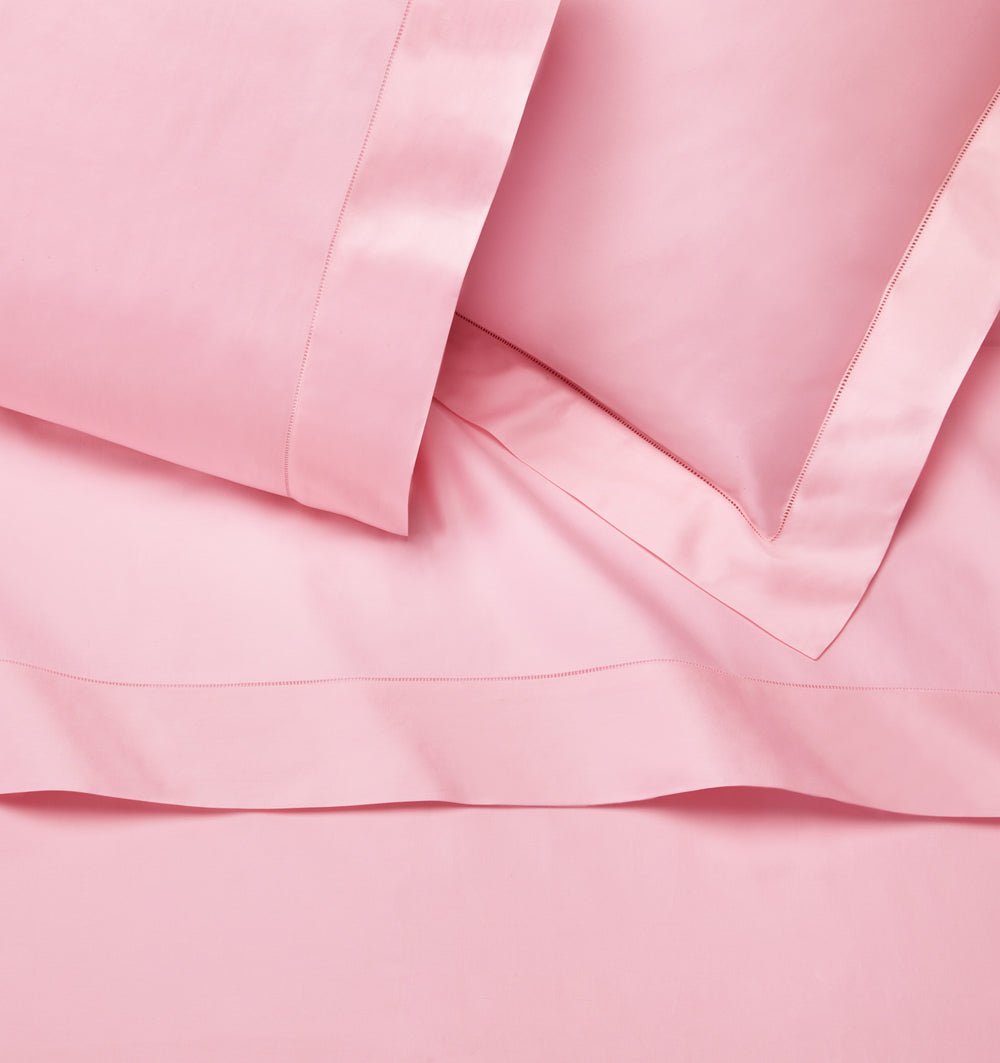 Sferra Fiona Carnation Pink Bedding Detail View
