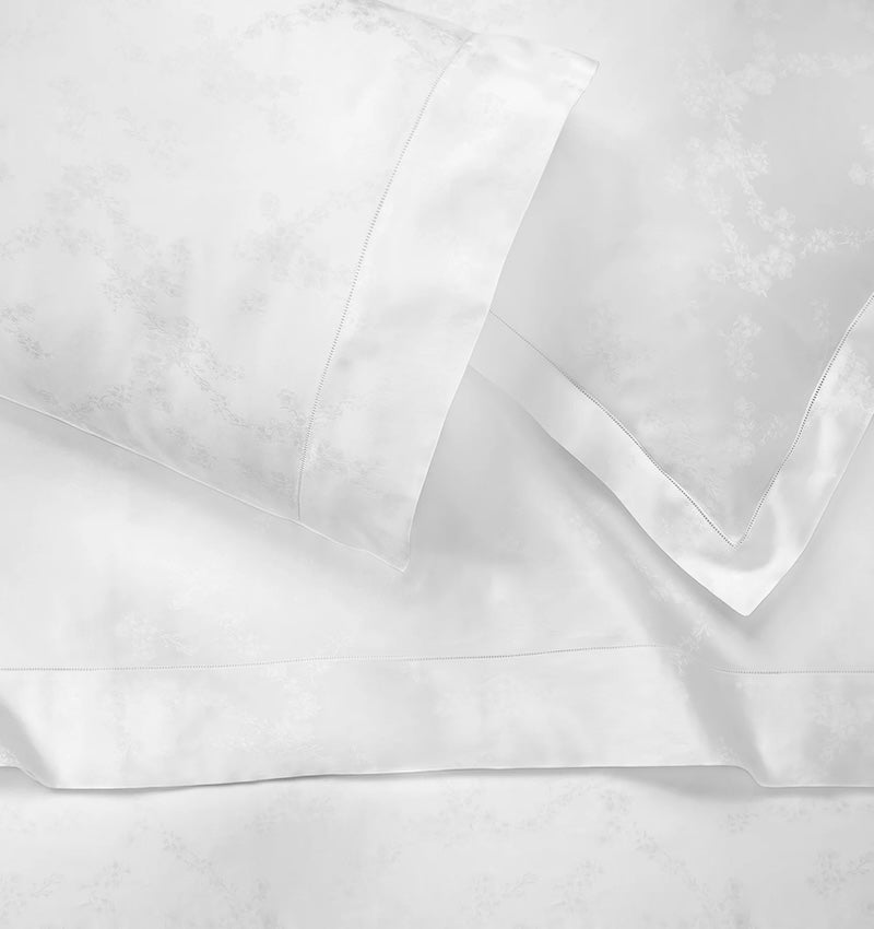 Giza 45 Natura White Bedding by Sferra - Sheets, Shams, Cases