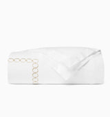 Duvet Cover - Sferra Linens Catena Sand Percale Bedding at Fig Linens and Home