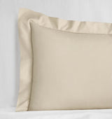 Pillow Sham - Sferra Celeste Sand Percale Bedding at Fig Linens and Home