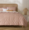Sferra Bedding - Edna Duvets and Shams in Orange/Pink at Fig LInens and Home - Lifestyle 2