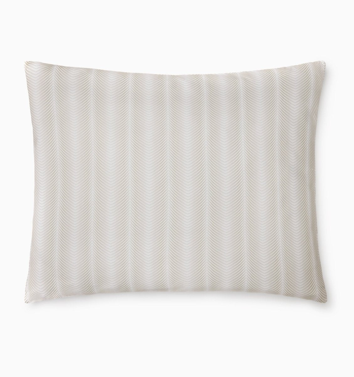 Pillow Sham Reverse - Sferra Edna Beige Bedding at Fig Linens and Home