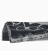 Eterna Chain Grey Throw Blanket - Sferra at Fig Linens and Home