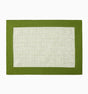 Placemat - Mikelina Fern Green Table Linens by Sferra