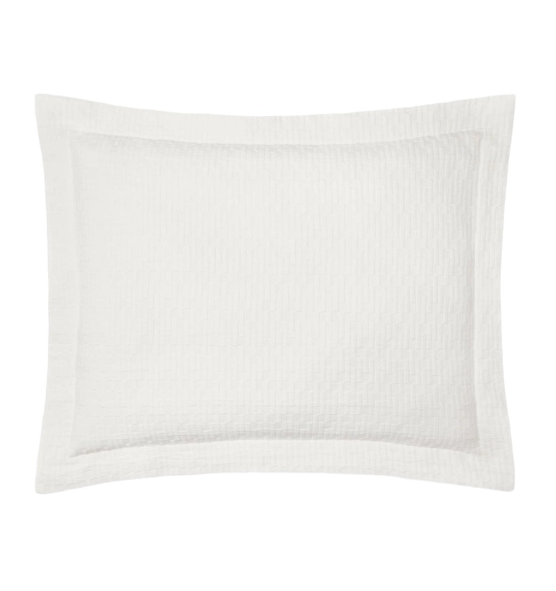 Sferra Matelasse Pillow Sham - Oyster Lecce Bedding at Fig Linens and Home