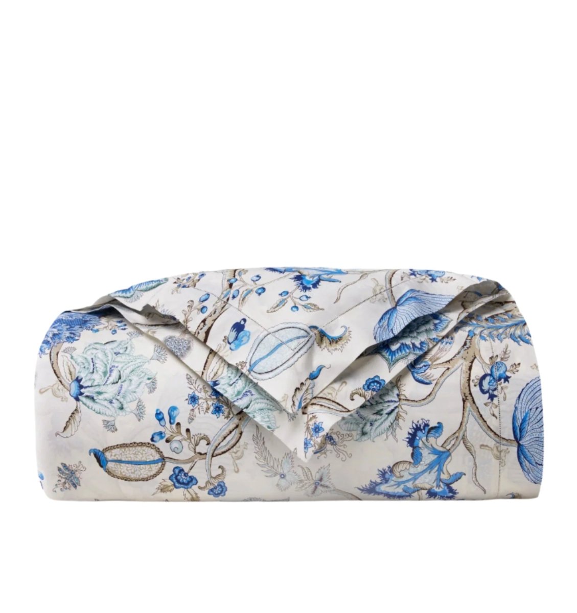Duvet Cover - Pondicherry Sea Bedding | Sferra x Scalamandre Duvets at Fig Linens and Home