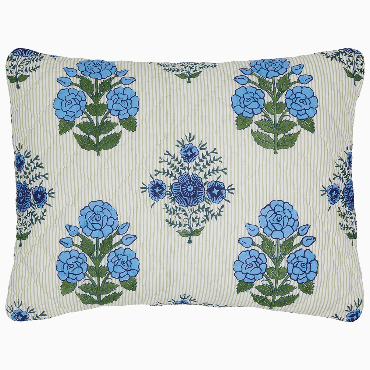 Bipin Lapis Sham by John Robshaw at Fig Linens and Home - 1