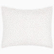 Organic Hand Stitched Coffee Sham by John Robshaw at Fig Linens and Home - 1
