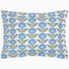 Kaavia Light Indigo Organic Sham by John Robshaw at Fig Linens and Home - 1