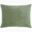 Velvet Sage Sham by John Robshaw at Fig Linens and Home - 1
