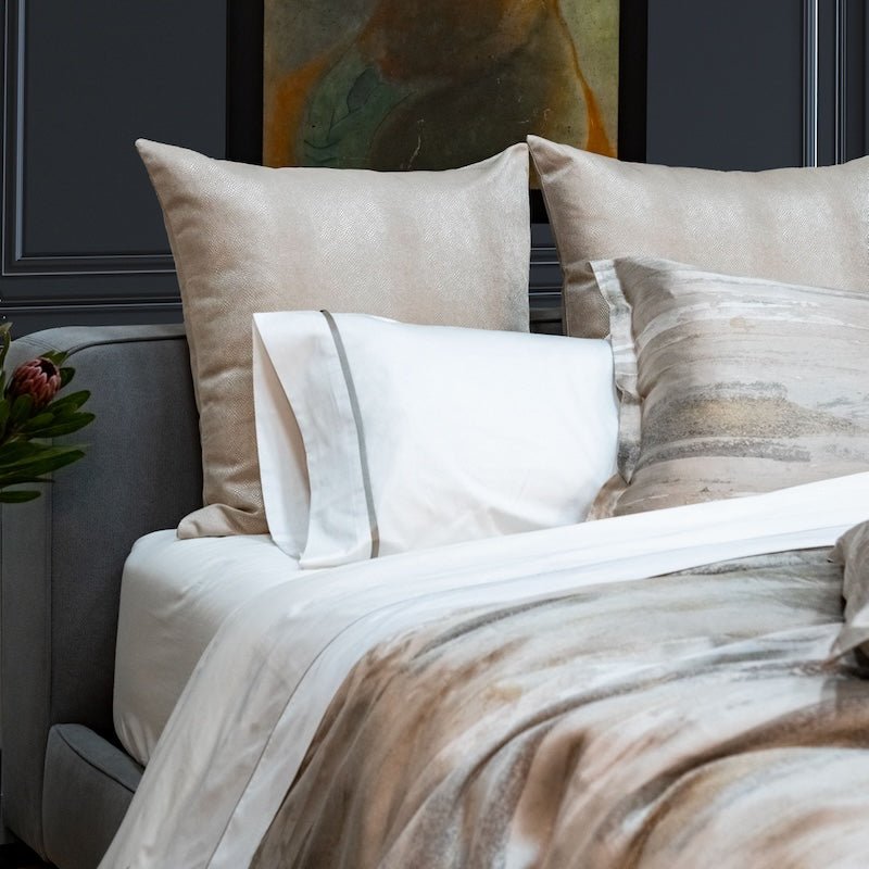 Ann Gish Bedding featuring Silk Trim Pillowcases