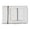 Pillowcases - Ann Gish Silk Trim Pillowcases at Fig Linens and Home - White and Steel