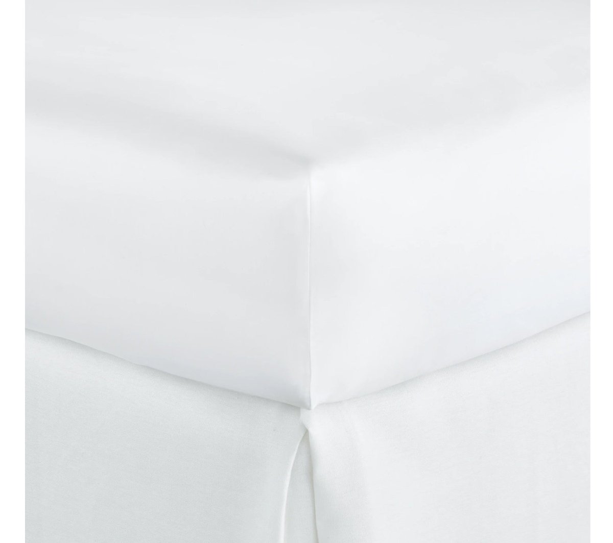 Peacock Alley Soprano White Fitted Sheet from Fig Linens and Home
