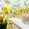 Sorrento Yellow Tablecloth | Mode Living at Fig Linens and Home