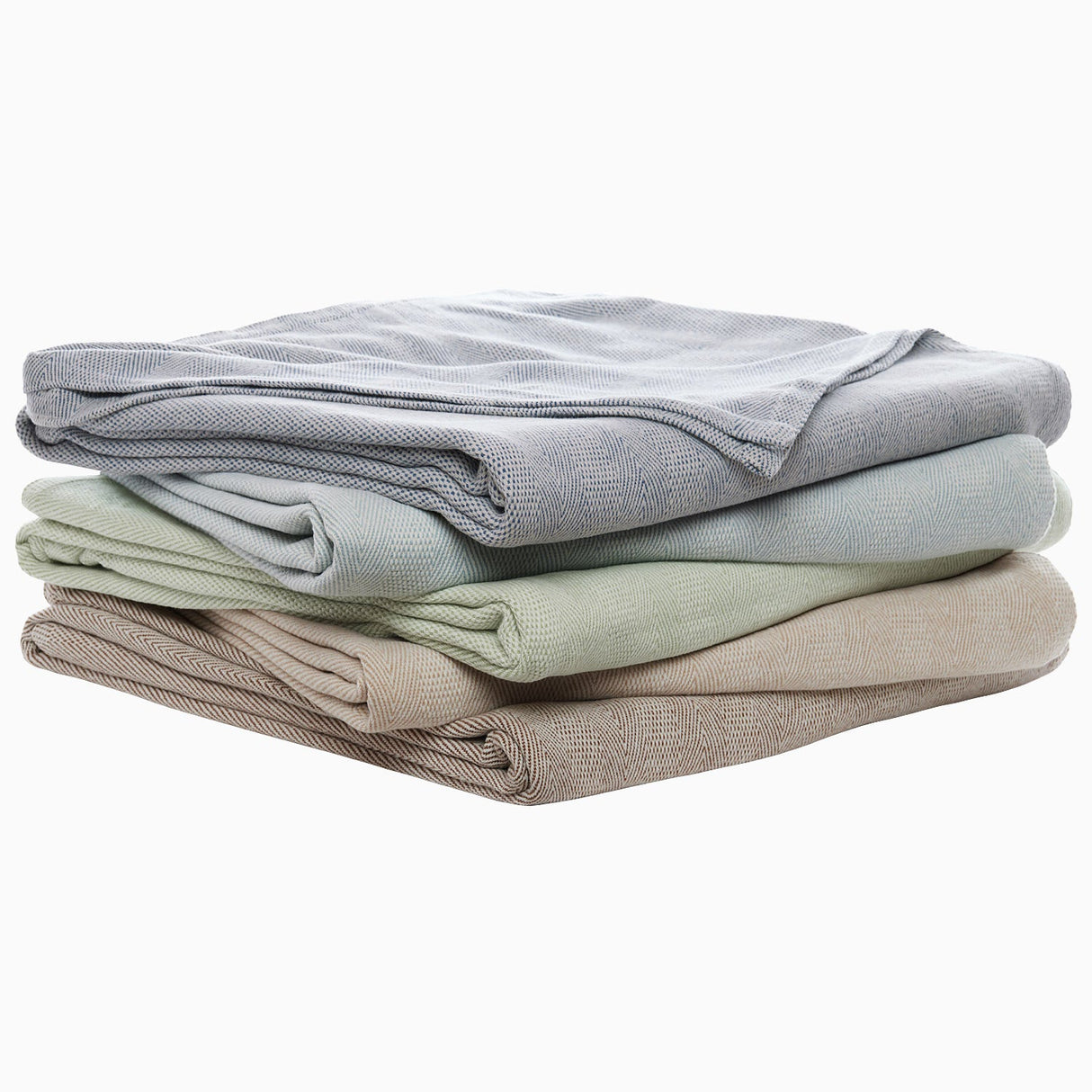 Lavanya Mist Blanket by John Robshaw at Fig Linens and Home - 3