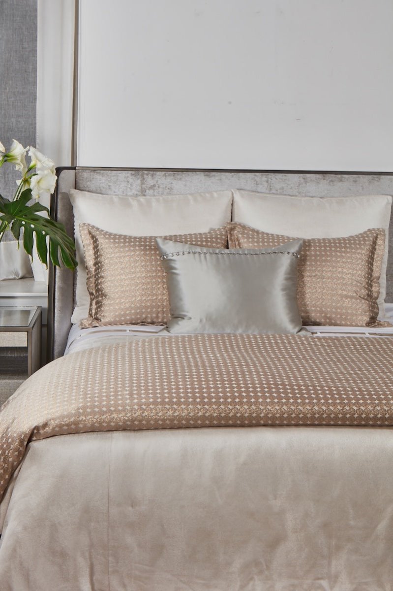 Stardust Moonlight Box Pillows by Ann Gish at Fig Linens and Home