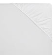 Stella Organic Cotton Percale Fitted Sheet by Orchids Lux Home at Fig Linens and Home
