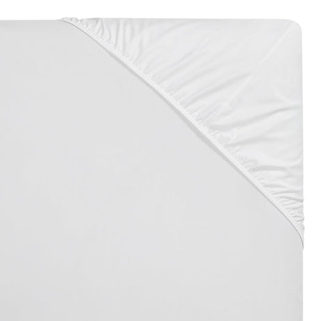 Stella Organic Cotton Percale Fitted Sheet by Orchids Lux Home at Fig Linens and Home