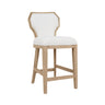 Tally Cerused Oak Counter Stool by Worlds Away at Fig Linens and Home - Angle View of Bar Stool