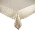 Kim Seybert Alfresco Tablecloth in Natural & Gray by Kim Seybert - Natural/Gray 126"L x 58"W x 0.1"H at FIG LINENS AND HOME - 1