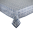 Kim Seybert Alresco Tablecloth in Navy & Blue by Kim Seybert - Navy/Blue 126"L x 58"W x 0.1"H at FIG LINENS AND HOME - 1