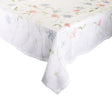 Kim Seybert Vista Tablecloth in White & Multi by Kim Seybert - White/Multi 126"L x 66"W x 0.1"H at FIG LINENS AND HOME - 1