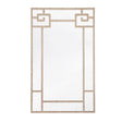 Worlds Away Tessa Light Cerused Oak Bamboo Wall Mirror at Fig Linens and Home - White Background